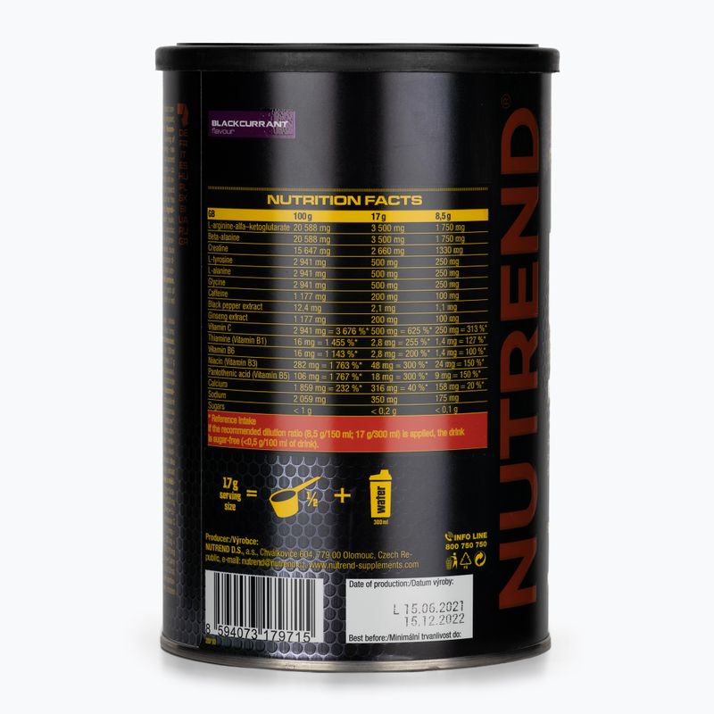 Przedtreningówka Nutrend N1 Czarna Porzeczka 510 g 2