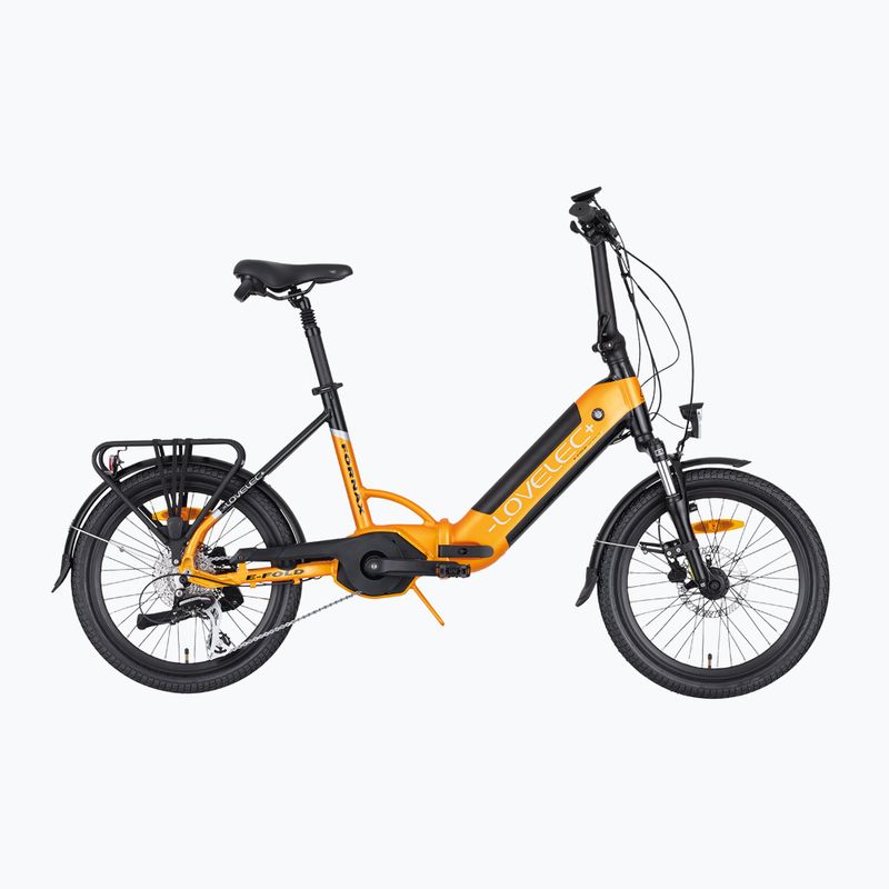 Rower elektryczny składany LOVELEC Fornax 36V 15Ah 540Wh yellow