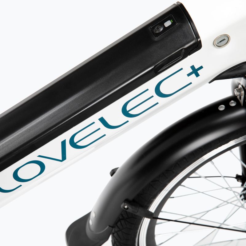 Rower elektryczny składany LOVELEC Izar 36V 12Ah 432Wh 2022 white 9