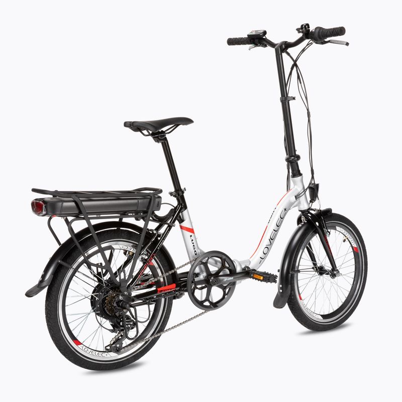 Rower elektryczny LOVELEC Lugo 36V 10Ah 360Wh silver 3
