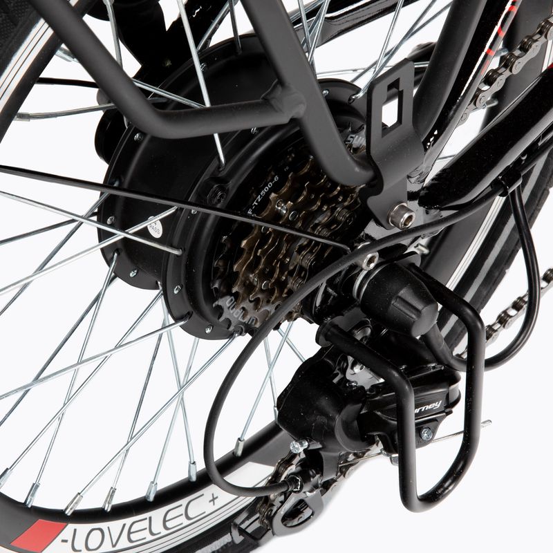 Rower elektryczny LOVELEC Lugo 36V 10Ah 360Wh silver 8