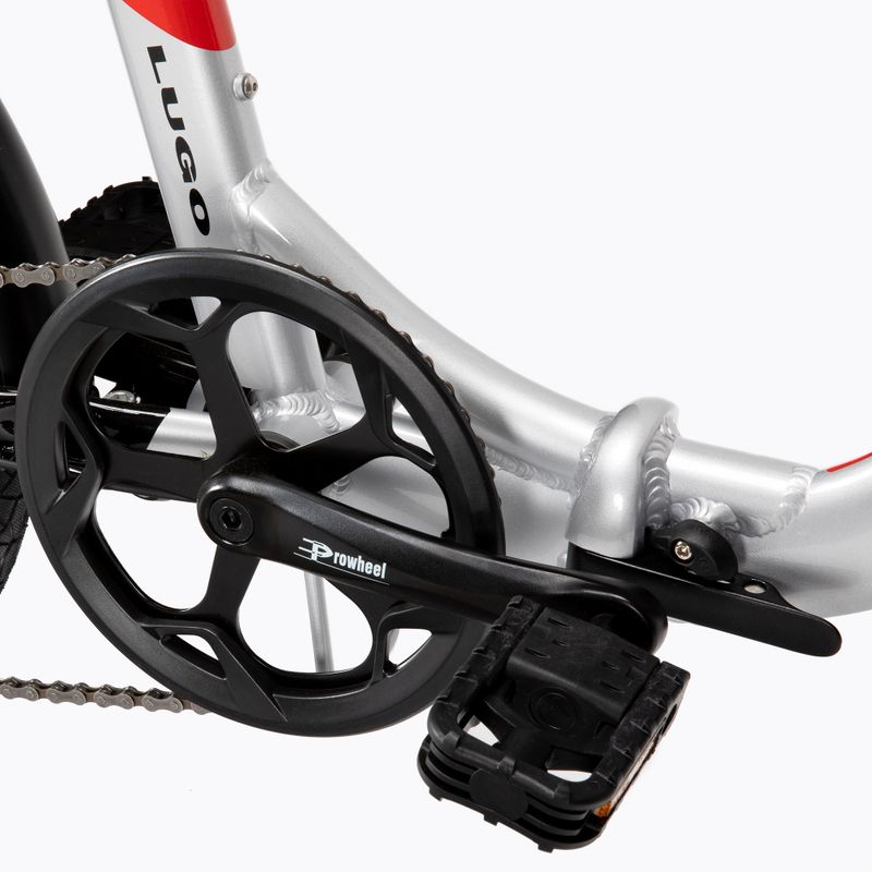 Rower elektryczny LOVELEC Lugo 36V 10Ah 360Wh silver 9
