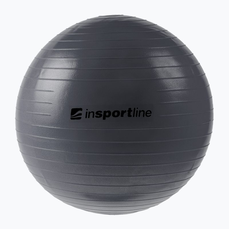 Piłka gimnastyczna inSPORTline 3911 75 cm ciemnoszara