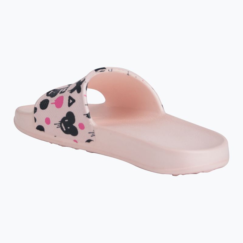 Klapki dziecięce Coqui Tora pale pink/navy mouse 9