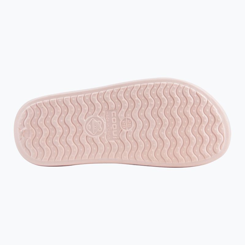 Klapki dziecięce Coqui Tora pale pink/navy mouse 10