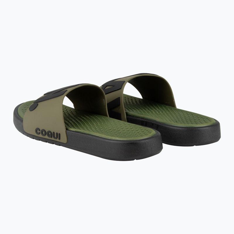 Klapki męskie Coqui Speedy army green relax on 9