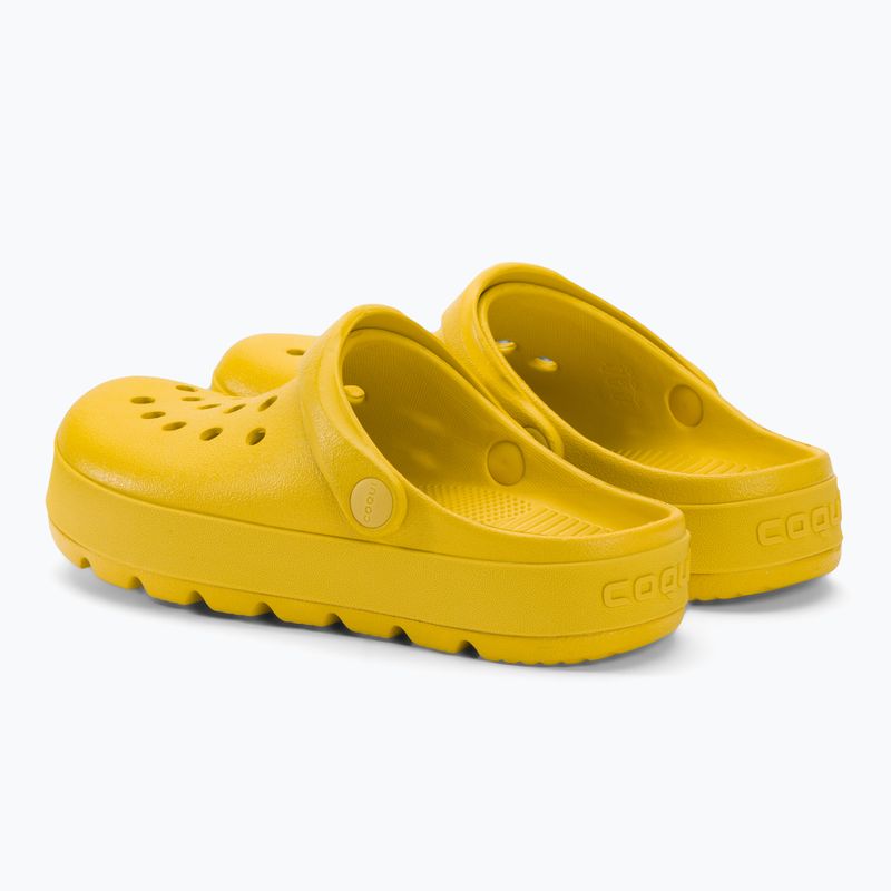 Klapki damskie Coqui Niko mustard 4