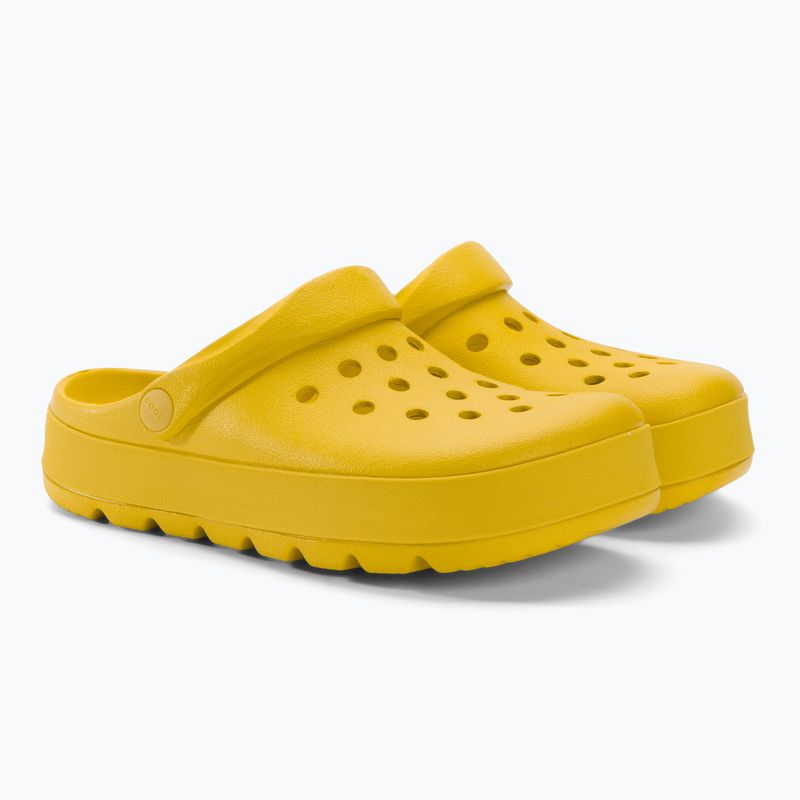 Klapki damskie Coqui Niko mustard 5