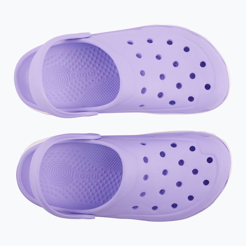 Klapki damskie Coqui Cody light lila/white 11