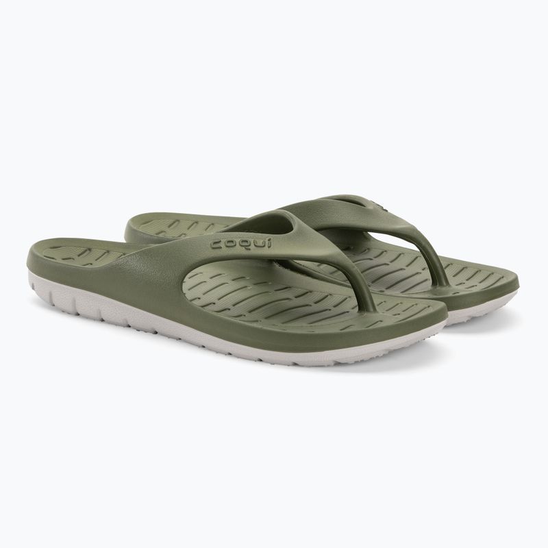 Japonki męskie Coqui Zucco dark army green/stone 4