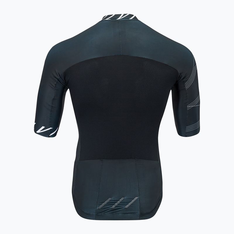 Koszulka rowerowa męska SILVINI Stelvio czarno-biała 3120-MD1604/8012 2