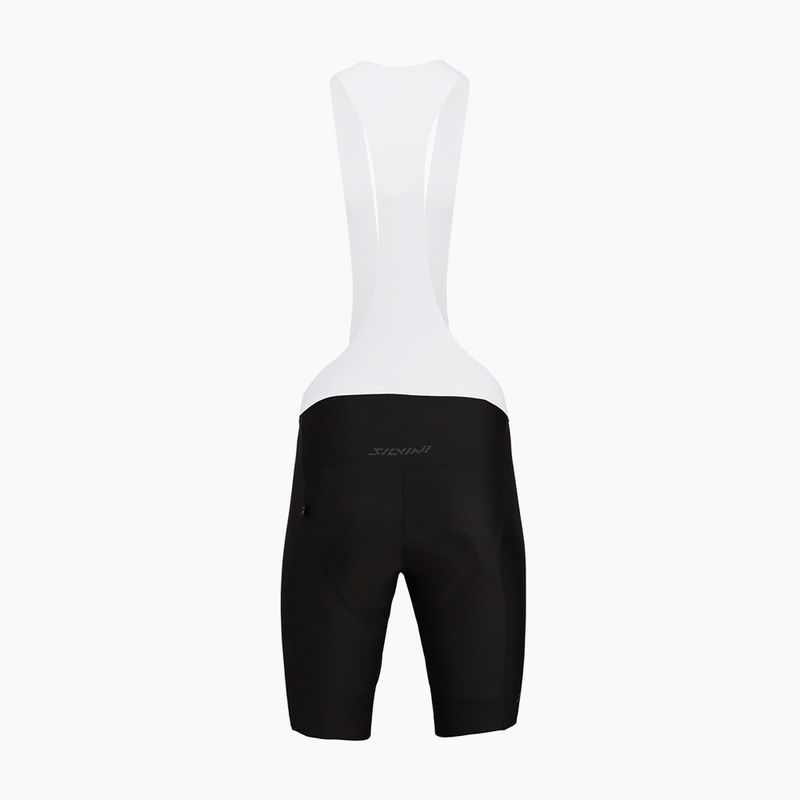 Spodenki rowerowe damskie SILVINI Santerno Bib black/white 5