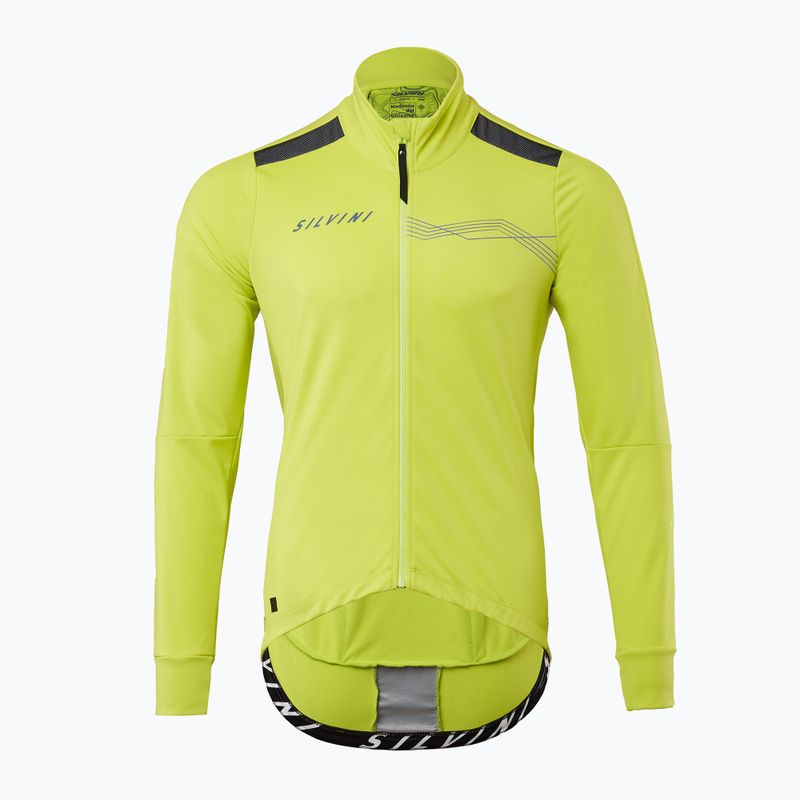 Kurtka rowerowa męska SILVINI Ghisallo softshell zielona MJ2129