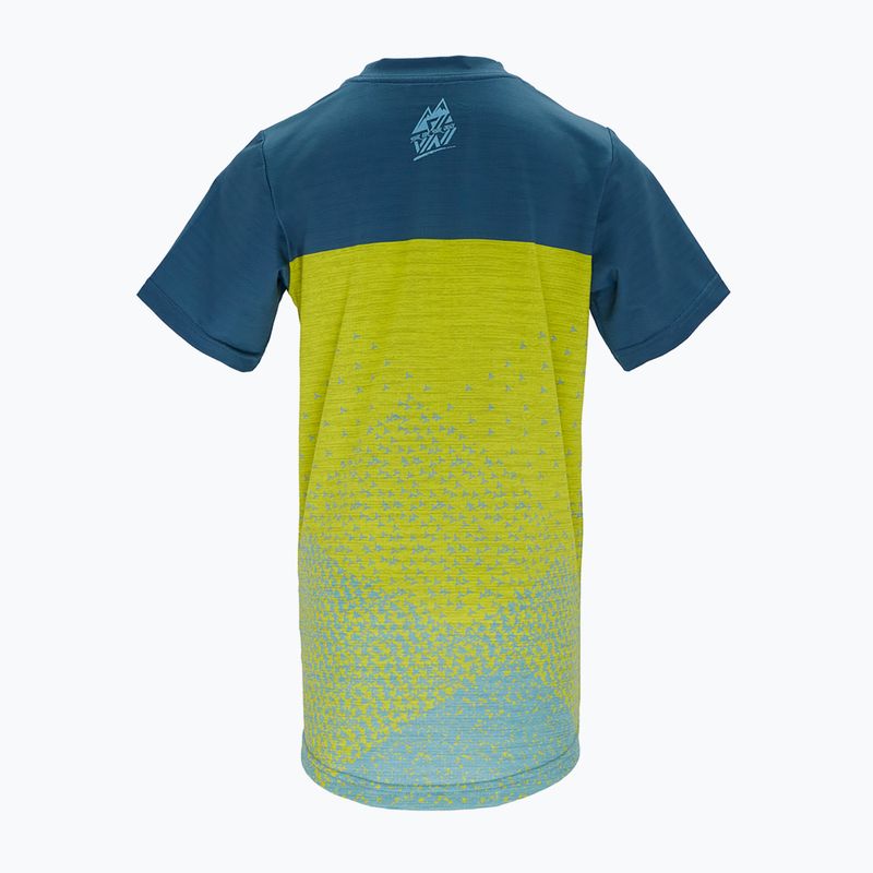Koszulka rowerowa dziecięca SILVINI Denni blue/neon 2
