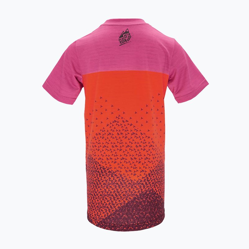 Koszulka rowerowa dziecięca SILVINI Denni orange/fuchsia 2
