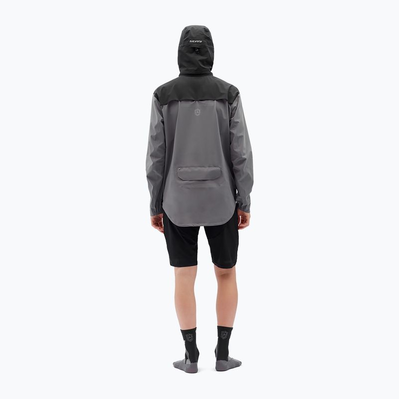 Kurtka rowerowa męska SILVINI Montesolo czarno-szara 3123-MJ2221/12122 3