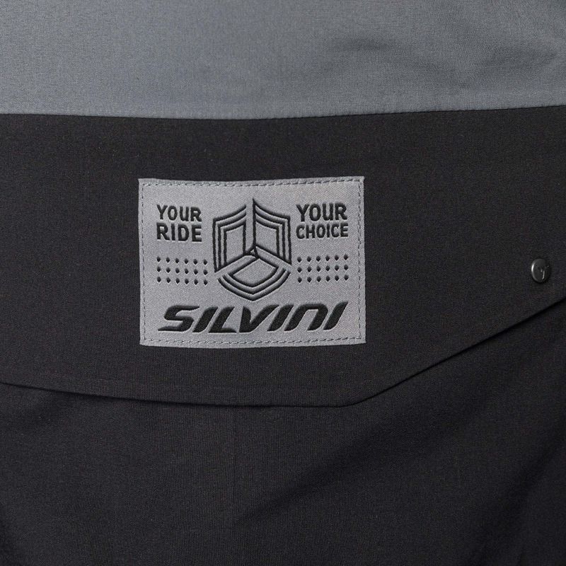 Kurtka rowerowa męska SILVINI Montesolo czarno-szara 3123-MJ2221/12122 8