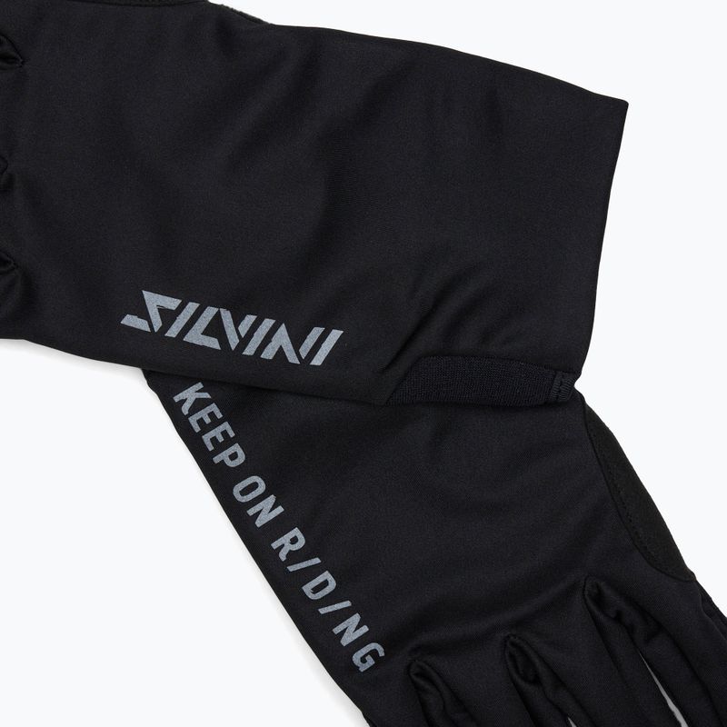 Rękawiczki rowerowe męskie SILVINI Valtellino black 5