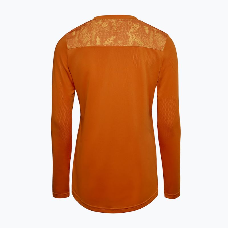 Longsleeve rowerowy damski SILVINI Ella orange 2