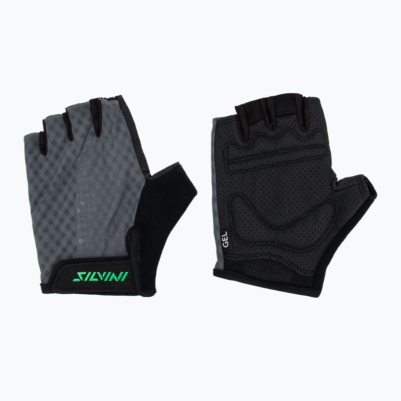 Rękawiczki rowerowe męskie SILVINI Gaiono grey/green