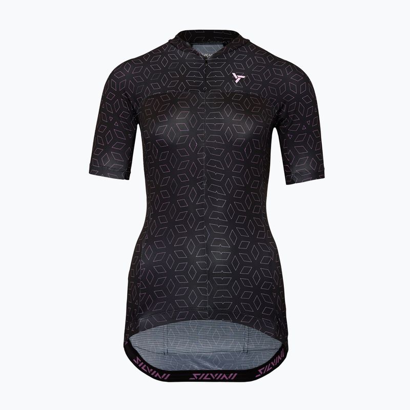 Koszulka rowerowa damska SILVINI Catirina black/blush 5