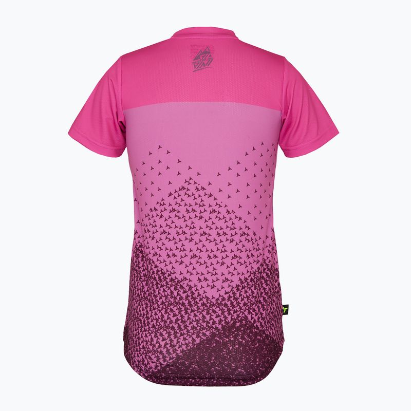 Koszulka rowerowa dziecięca SILVINI Denni plum/pink 6