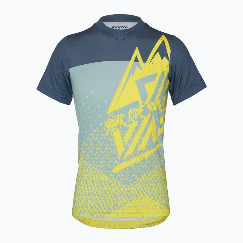 Koszulka rowerowa dziecięca SILVINI Denni neon/blue 4