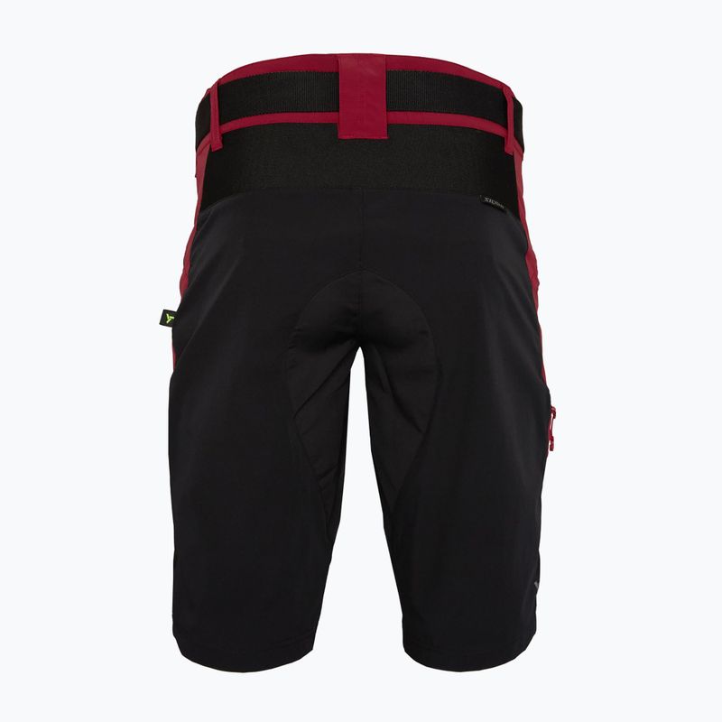 Spodenki rowerowe męskie SILVINI Rango Pro merlot/black 2