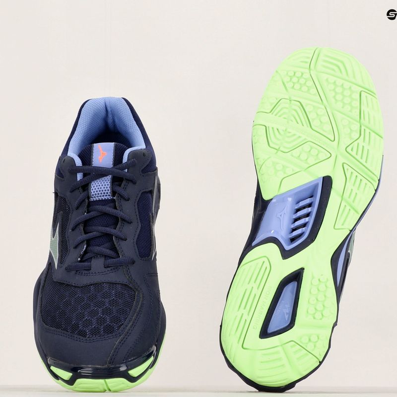 Buty do piłki ręcznej Mizuno Wave Phantom 3 evening blue/tech green/lolite 12