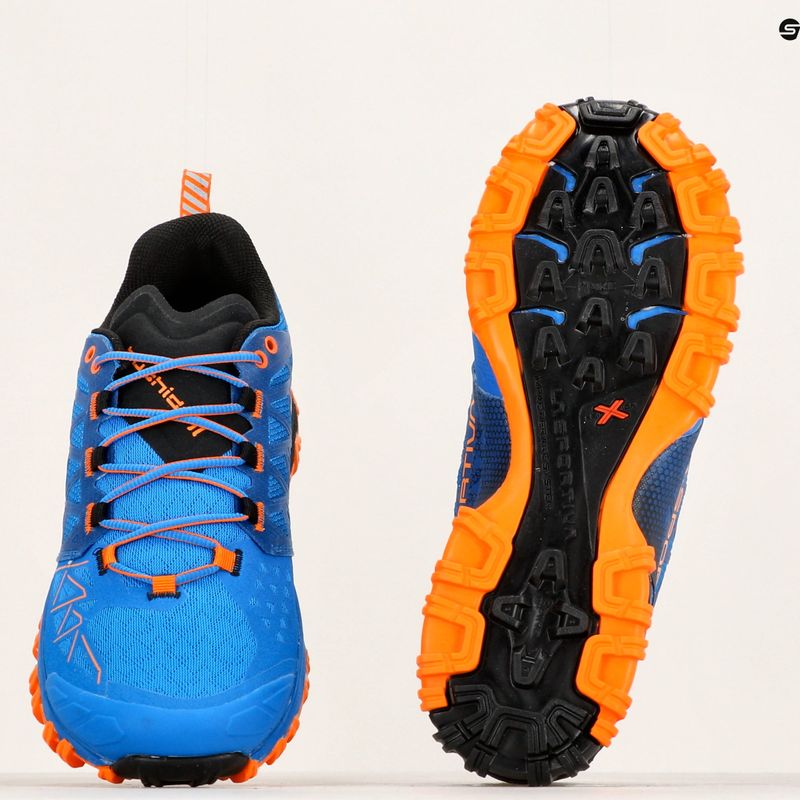 Buty do biegania męskie La Sportiva Bushido II Gtx electric blue/tiger 19