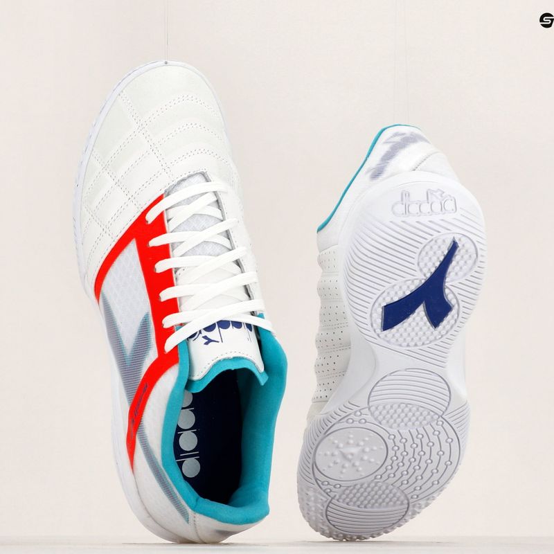 Buty piłkarskie męskie Diadora Brasil Sala Cup ID white/navy 19