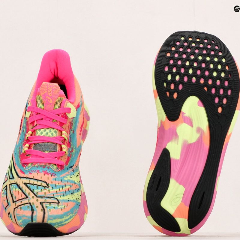 Buty do biegania damskie ASICS Noosa Tri 15 summer dune/lime green 17