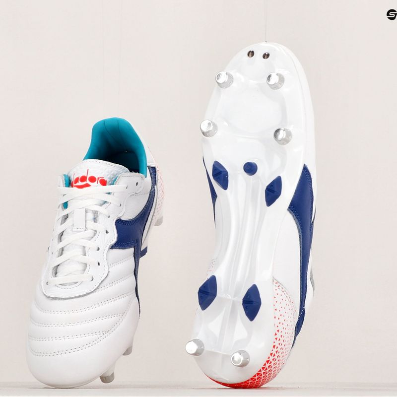 Buty piłkarskie męskie Diadora Brasil GR LT+ MPH white/navy 12