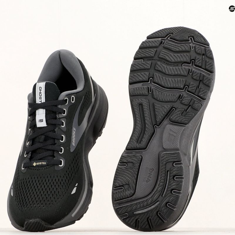 Buty do biegania damskie Brooks Ghost 15 GTX black/blackened pearl/alloy 12