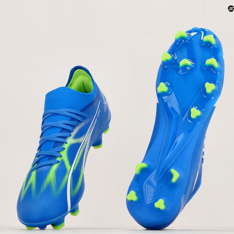 Buty piłkarskie męskie PUMA Ultra Match FG/AG ultra blue/puma white/pro green 12