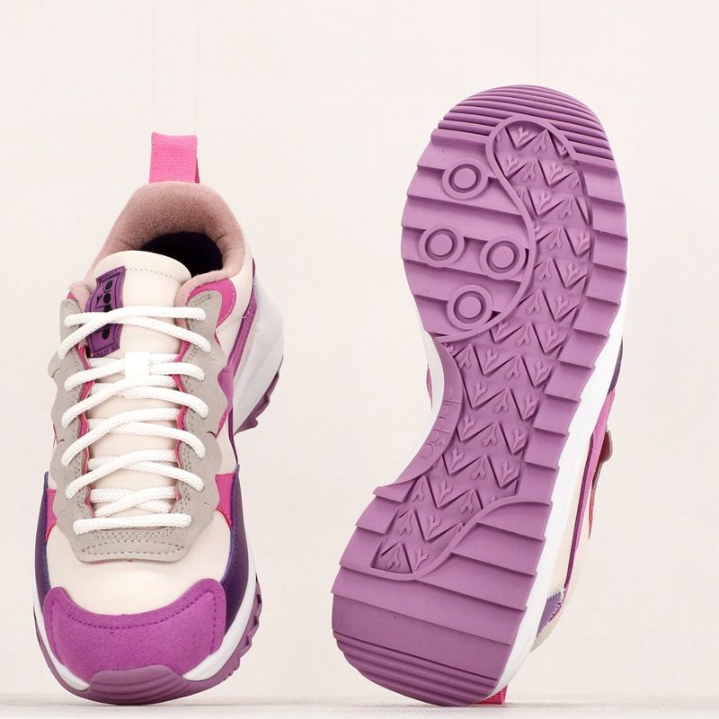 Buty damskie Diadora Jolly Pop blanc de blanc/mulberry 18