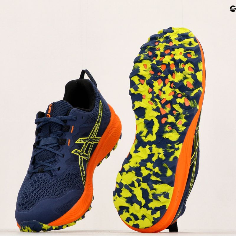 Buty do biegania męskie ASICS Trabuco Terra 2 deep ocean/neon lime 19