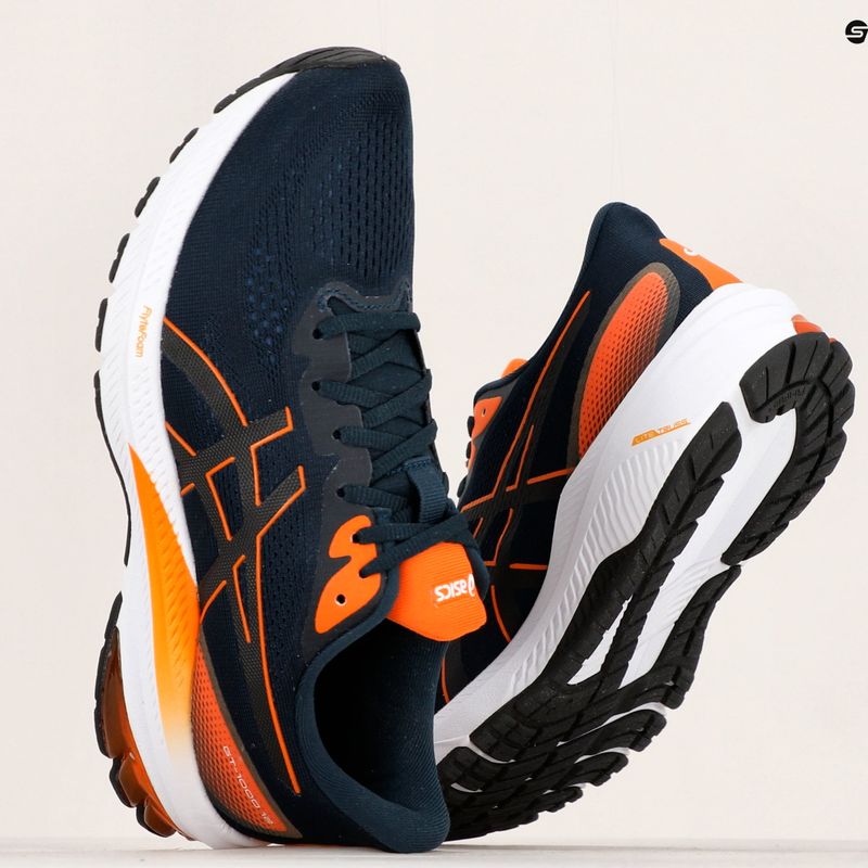 Buty do biegania męskie ASICS GT-1000 12 french blue/bright orange 18