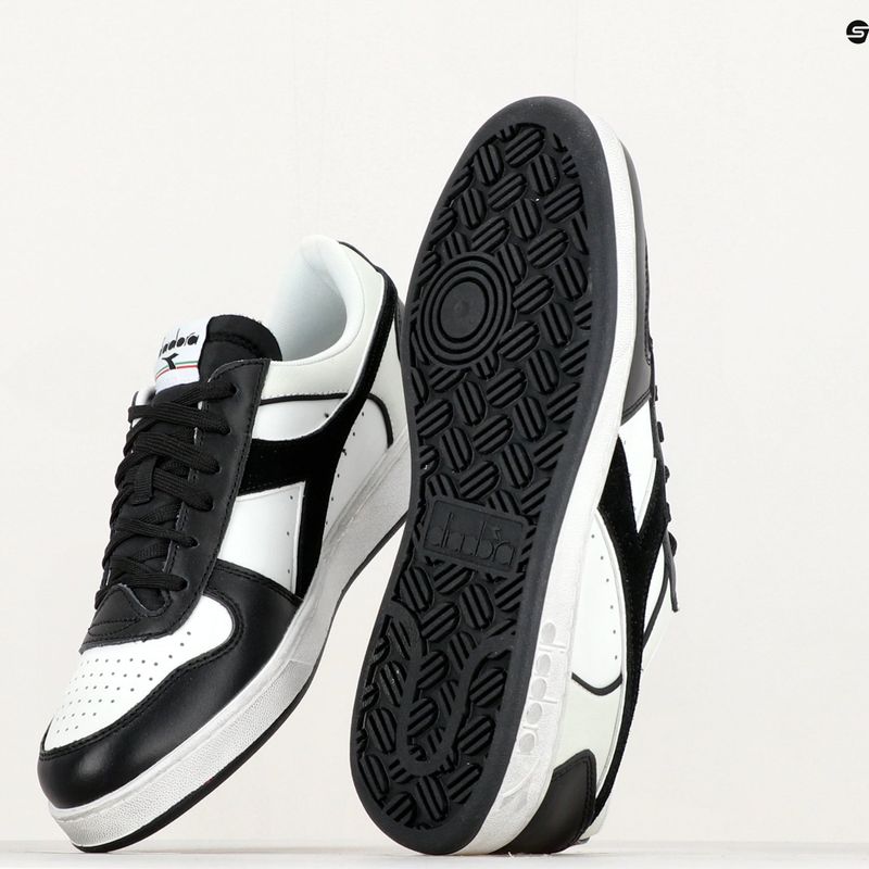 Buty Diadora Magic Basket Low Icona Leather black/white 14