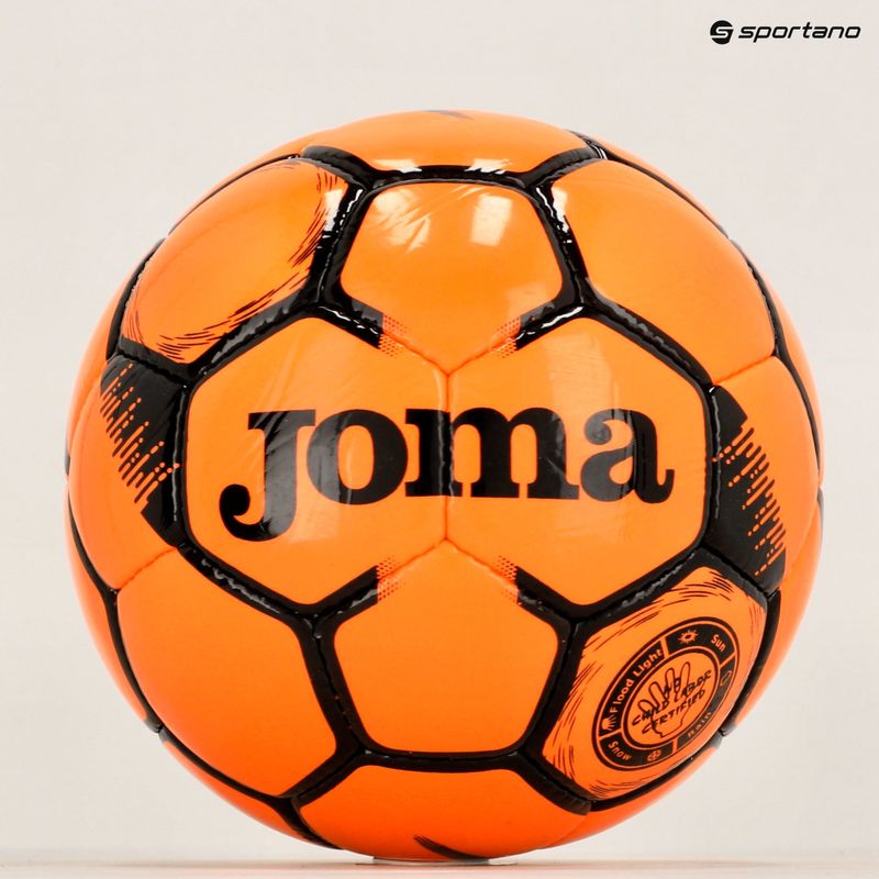 Piłka do piłki nożnej Joma Egeo fluor coral/black rozmiar 4 6