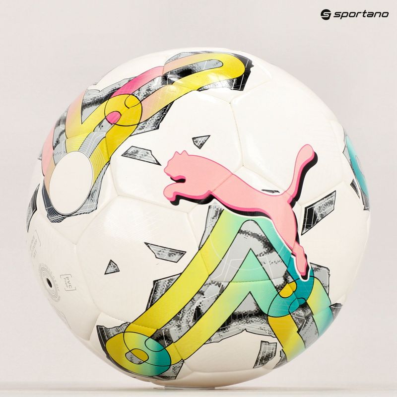 Piłka do piłki nożnej PUMA Orbita 5 HYB puma white/multi colour rozmiar 5 5
