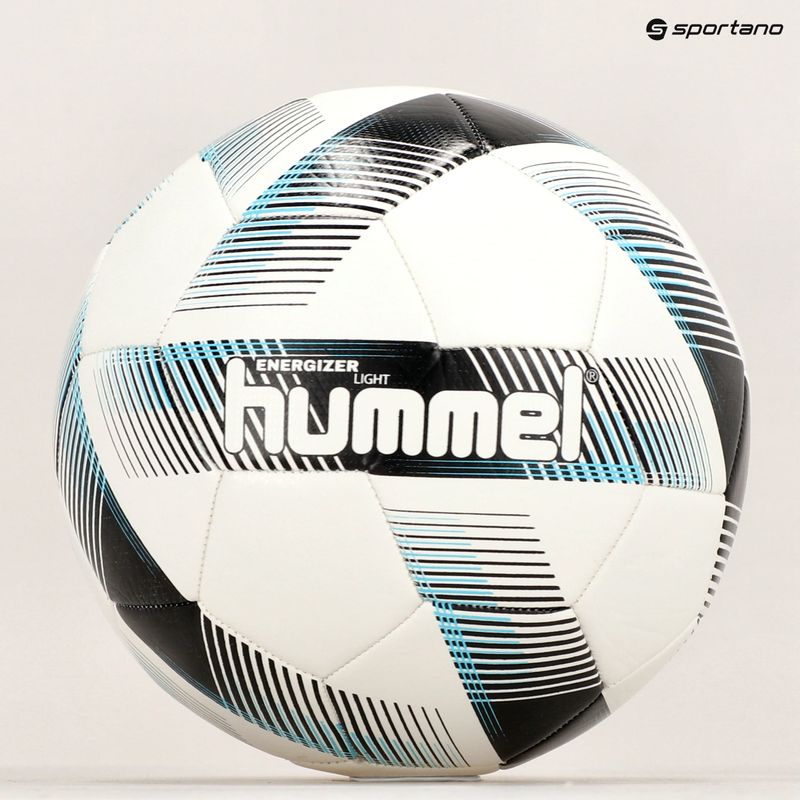 Piłka do piłki nożnej Hummel Energizer Light FB white/black/blue rozmiar 5 8