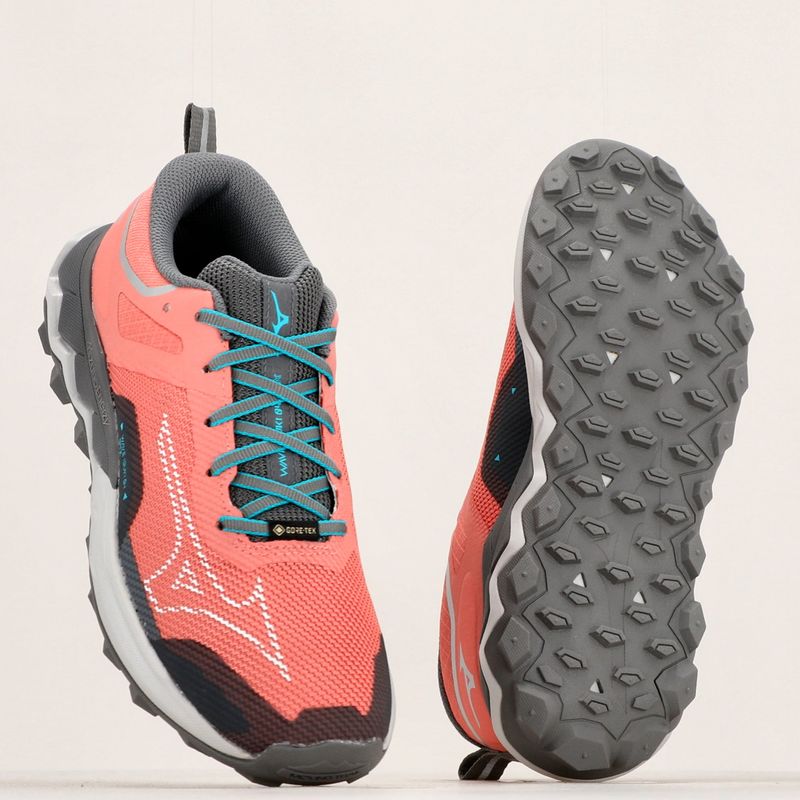 Buty do biegania damskie Mizuno Wave Ibuki 4 GTX lantana/quiet shade/buebird 18