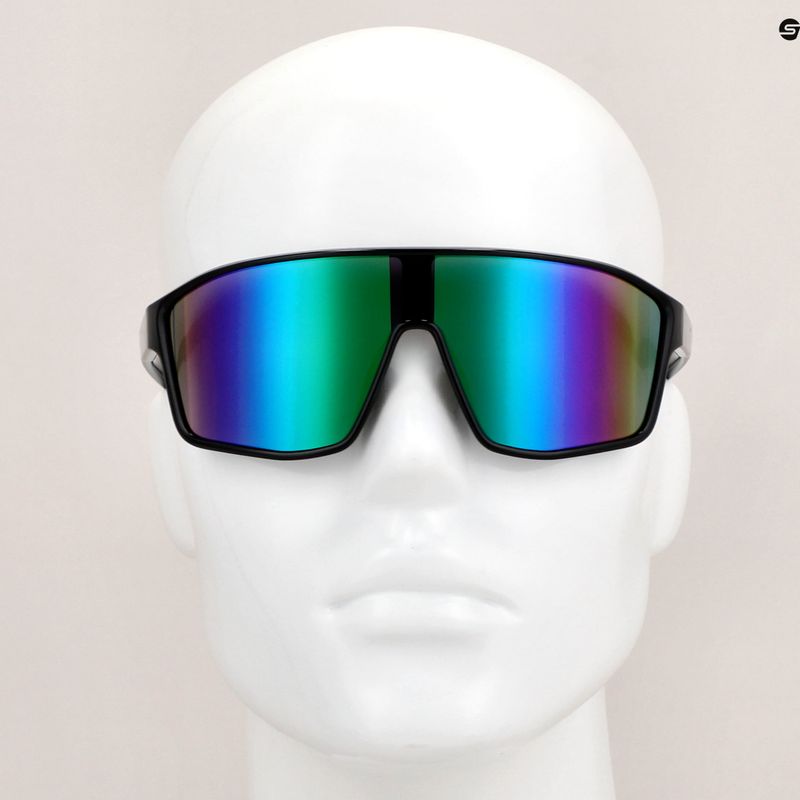 Okulary przeciwsłoneczne Red Bull SPECT Daft black/purple/green revo 8