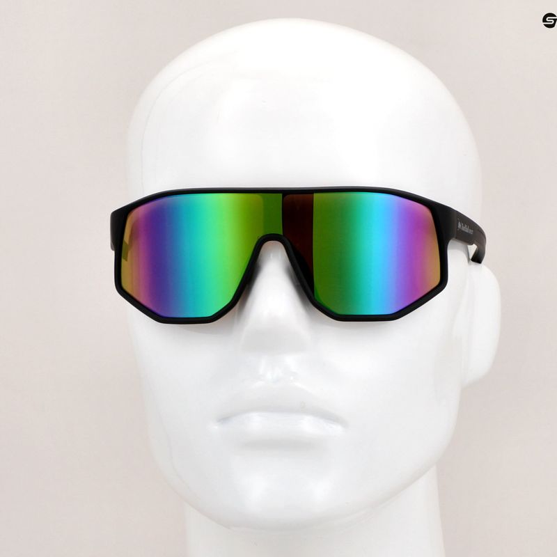 Okulary przeciwsłoneczne Red Bull SPECT Dash black/brown with blue mirror 8