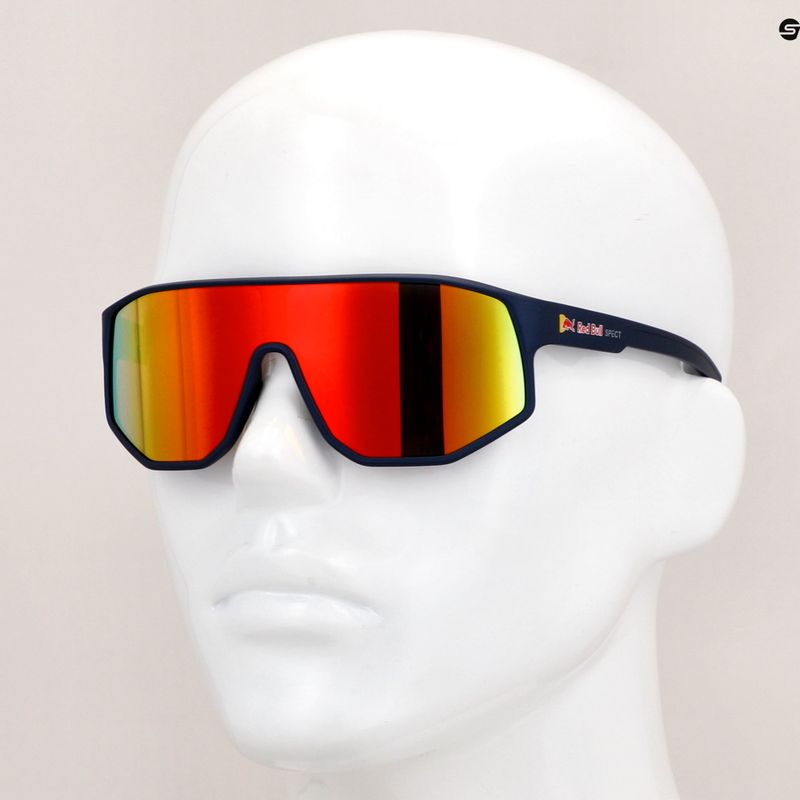 Okulary przeciwsłoneczne Red Bull SPECT Dash blue/brown with red mirror 8