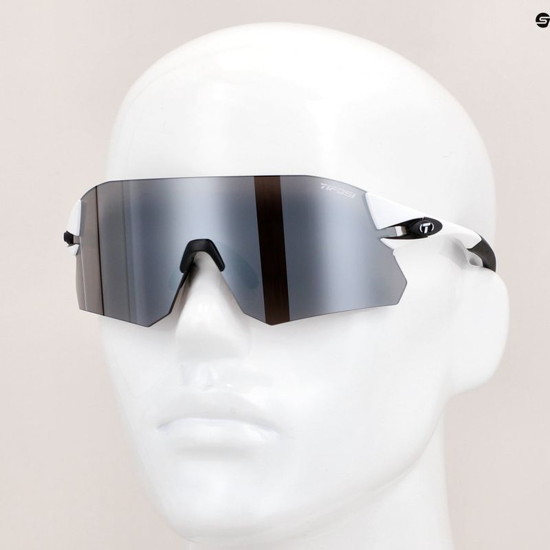 Okulary przeciwsłoneczne Tifosi Rail white black/smoke/ac red/clear 8