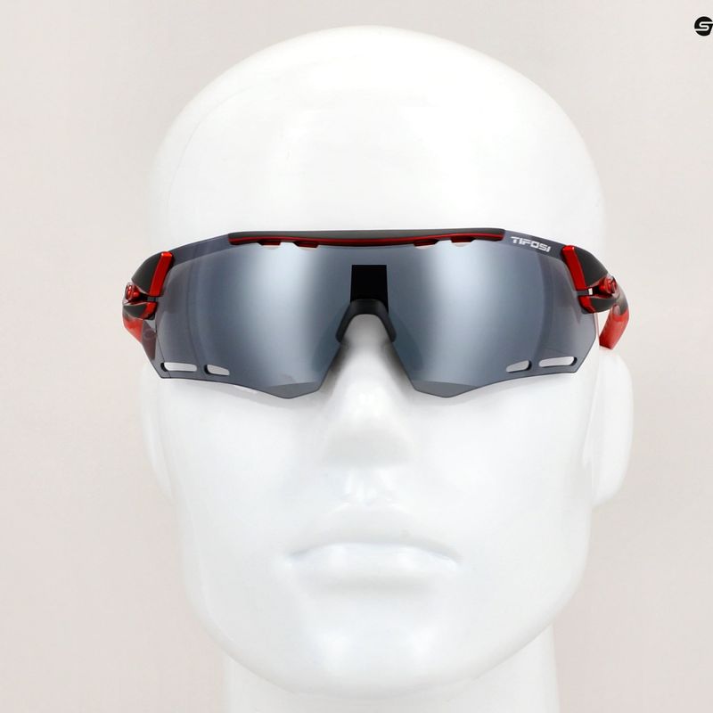 Okulary przeciwsłoneczne Tifosi Alliant black red/smoke/ac red/clear 7