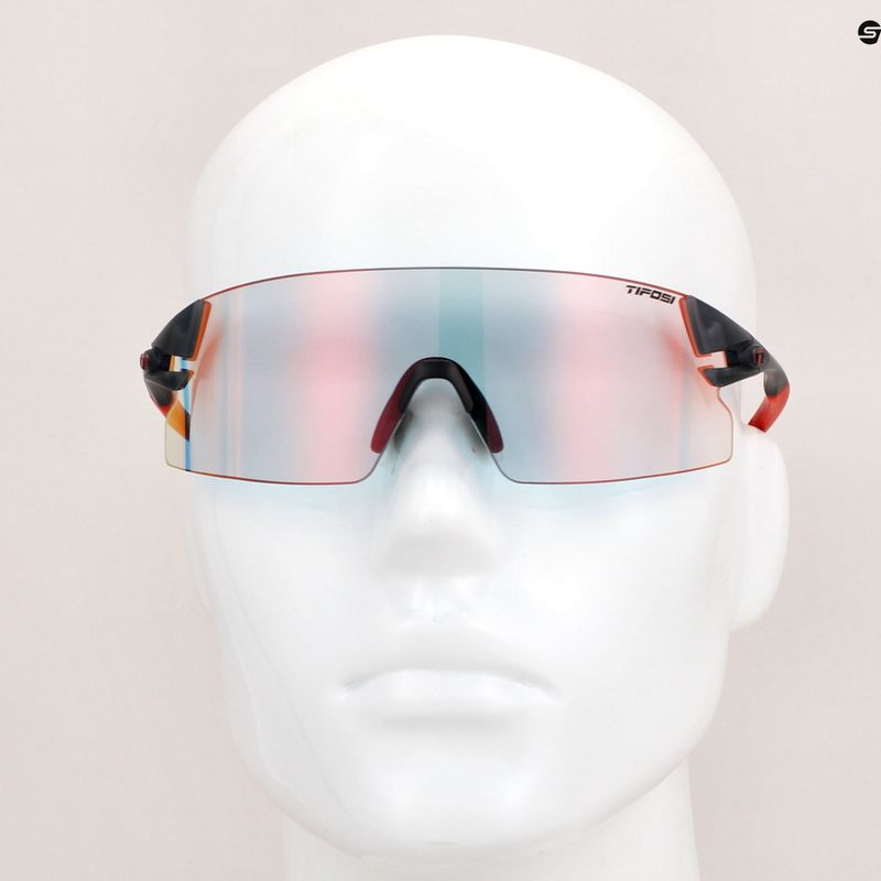 Okulary przeciwsłoneczne Tifosi Rail XC Fototec satin vapor/clarion red fotochrom 9
