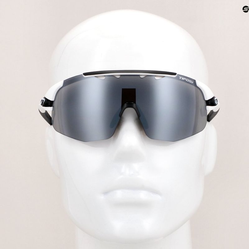 Okulary przeciwsłoneczne Tifosi Sledge Lite matte white/smoke/ac red/clear 11